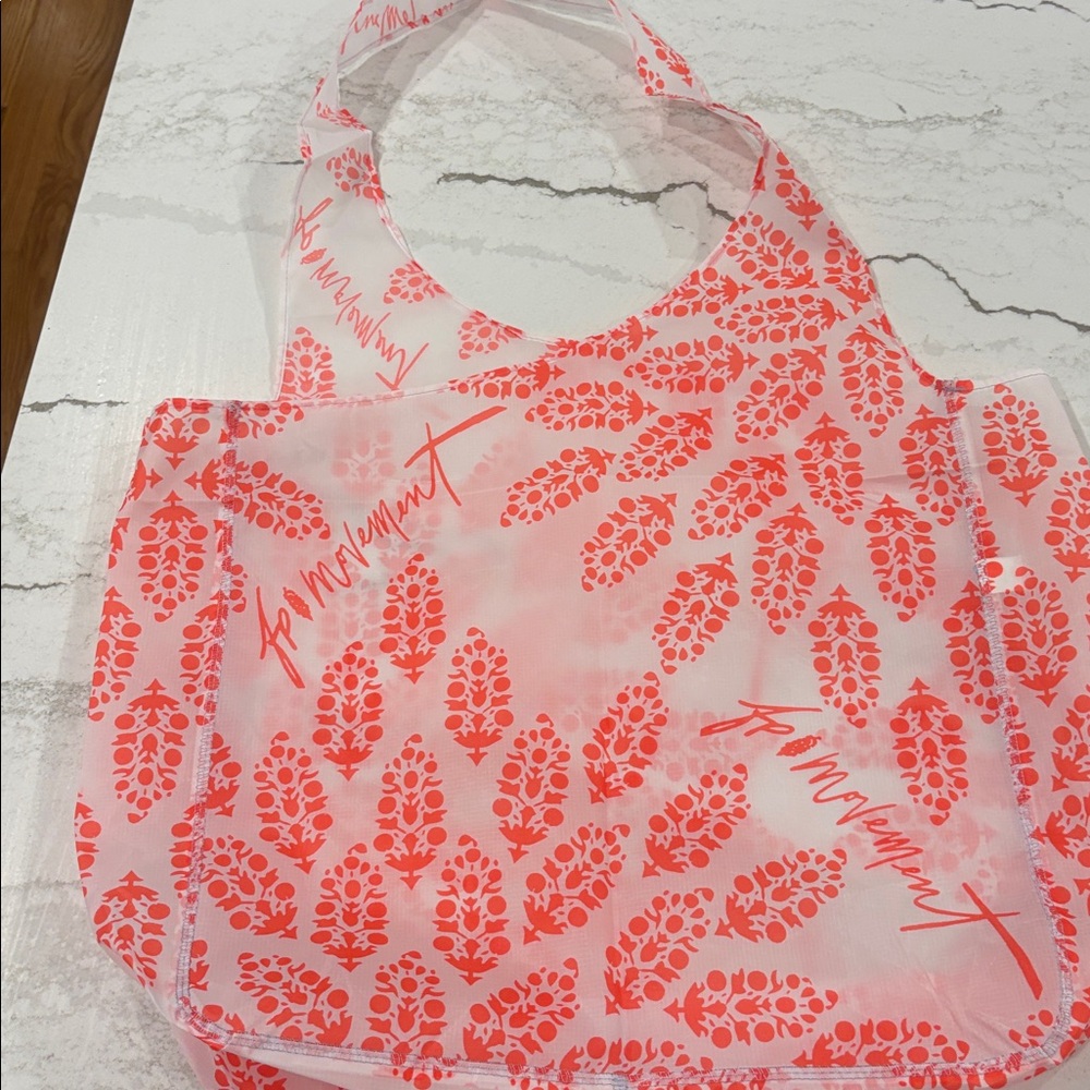 NWOT Free People Movement Bag Reusable Nylon Large Tote Eco Friendly